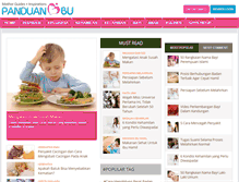 Tablet Screenshot of panduanibu.com